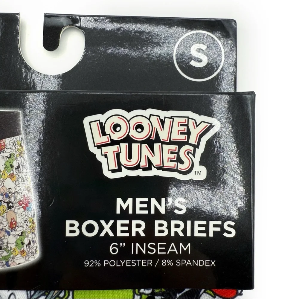 Looney Tunes Boxer Briefs Mens Small Underwear Bugs Bunny Porky Pig Tweety Bird